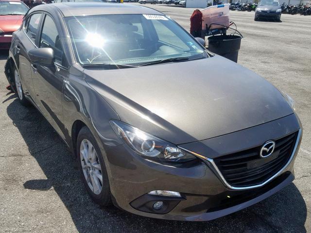 JM1BM1L77G1342741 - 2016 MAZDA 3 TOURING BROWN photo 1