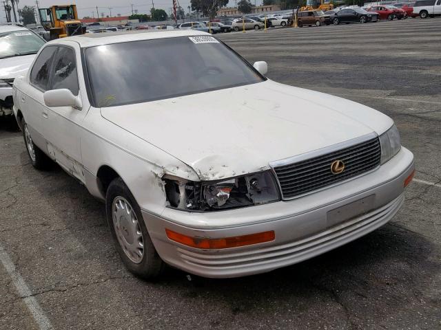 JT8UF11E1M0073091 - 1991 LEXUS LS 400 WHITE photo 1