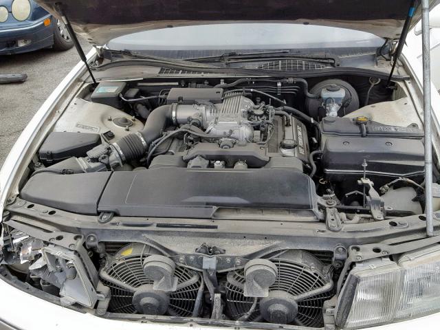 JT8UF11E1M0073091 - 1991 LEXUS LS 400 WHITE photo 7