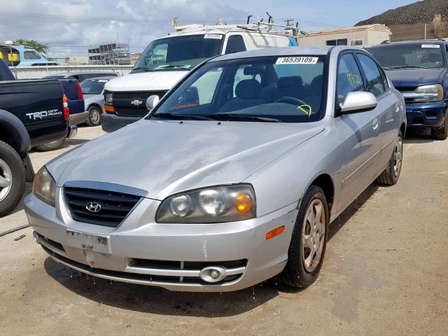 KMHDN46D75U001291 - 2005 HYUNDAI ELANTRA GL SILVER photo 2