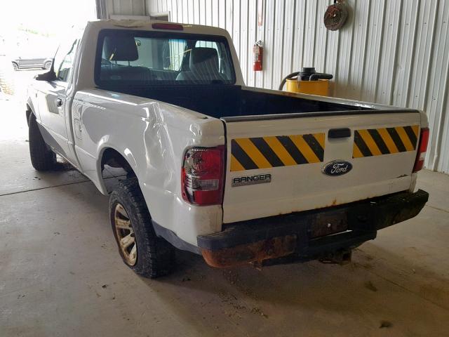 1FTKR1AD7APA72893 - 2010 FORD RANGER WHITE photo 3