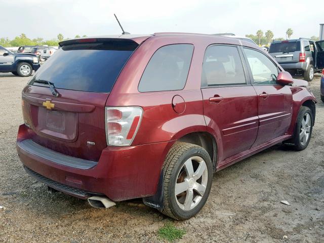 2CNDL037396210335 - 2009 CHEVROLET EQUINOX SP MAROON photo 4