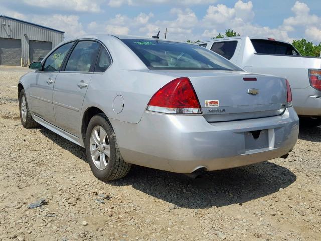 2G1WA5E32E1172249 - 2014 CHEVROLET IMPALA LIM SILVER photo 3