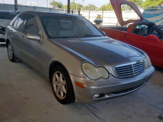 WDBRF61JX3A451255 - 2003 MERCEDES-BENZ C 240 GRAY photo 1