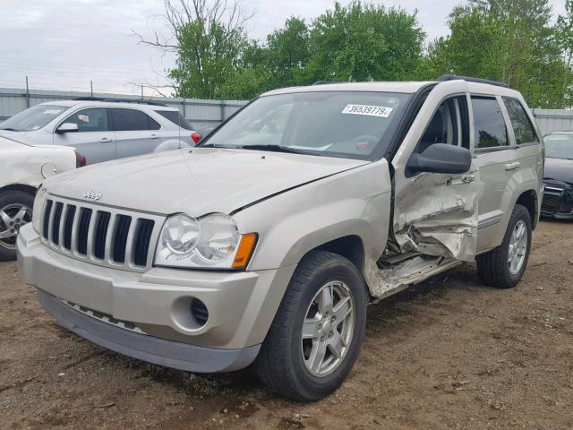 1J8GR48K37C514301 - 2007 JEEP GRAND CHER SILVER photo 2