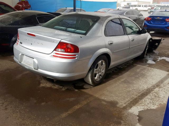 1B3EL46X02N281877 - 2002 DODGE STRATUS SE SILVER photo 4