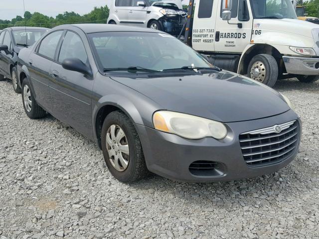 1C3EL46TX4N355664 - 2004 CHRYSLER SEBRING LX GRAY photo 1