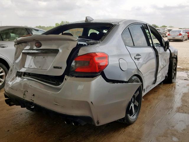 JF1VA1D63F8814666 - 2015 SUBARU WRX PREMIU SILVER photo 4