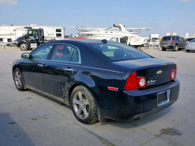 1G1ZC5E07CF158320 - 2012 CHEVROLET MALIBU 1LT შავი ფოტო 3