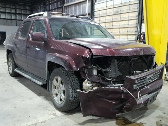 2HJYK16577H535818 - 2007 HONDA RIDGELINE MAROON photo 1