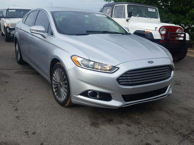 3FA6P0K93ER330813 - 2014 FORD FUSION TIT SILVER photo 1