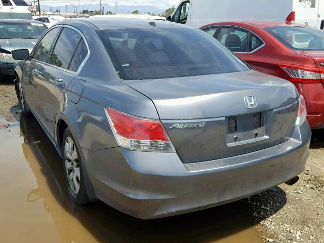 JHMCP26819C002562 - 2009 HONDA ACCORD EXL GRAY photo 3