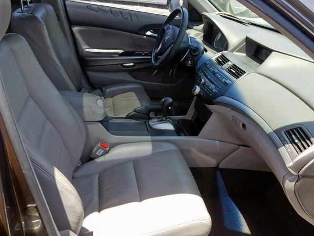 JHMCP26819C002562 - 2009 HONDA ACCORD EXL GRAY photo 5