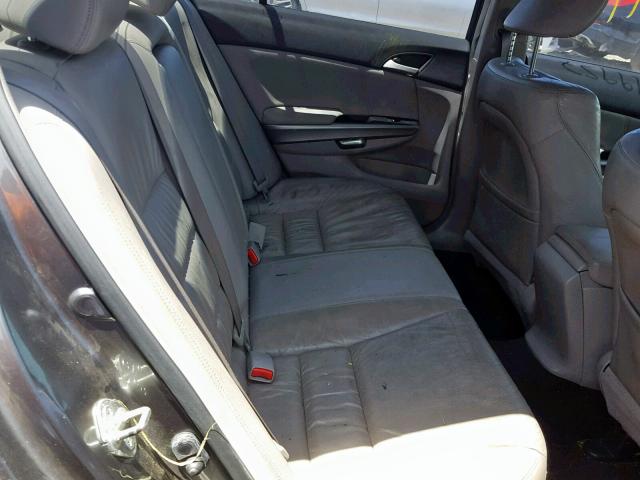 JHMCP26819C002562 - 2009 HONDA ACCORD EXL GRAY photo 6