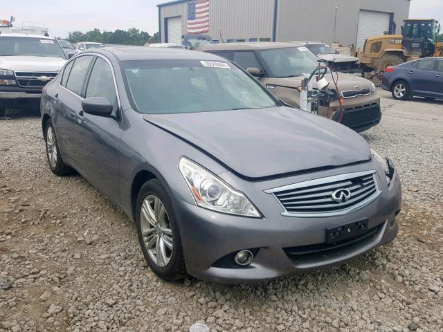 JN1CV6ARXDM764213 - 2013 INFINITI G37 GRAY photo 1