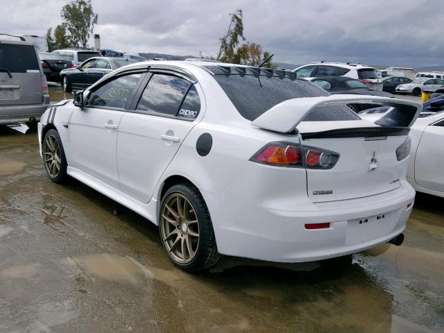 JA32U2FU6HU008027 - 2017 MITSUBISHI LANCER ES WHITE photo 3