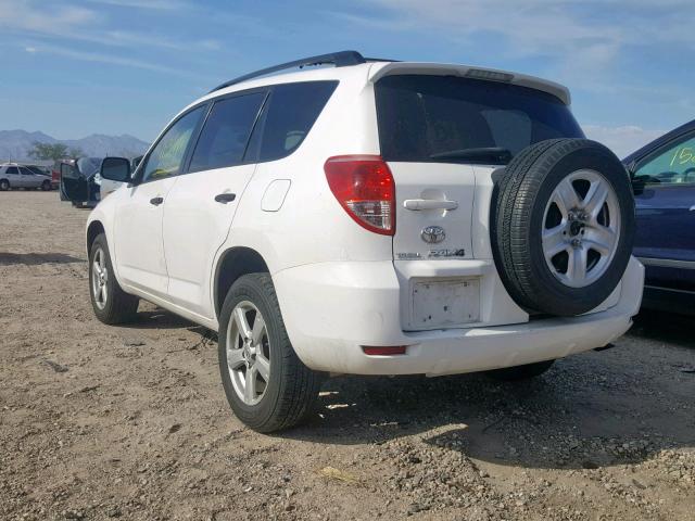 JTMBK33V265000475 - 2006 TOYOTA RAV4 WHITE photo 3