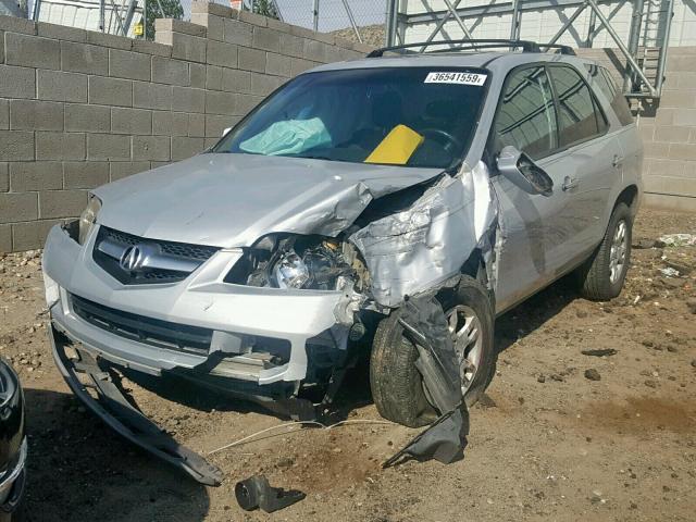 2HNYD18684H554520 - 2004 ACURA MDX TOURIN SILVER photo 2