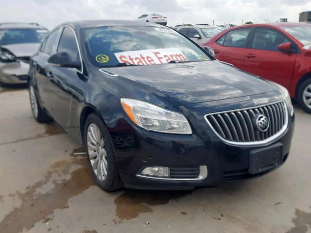 2G4GS5EV8D9193855 - 2013 BUICK REGAL PREM BLACK photo 1