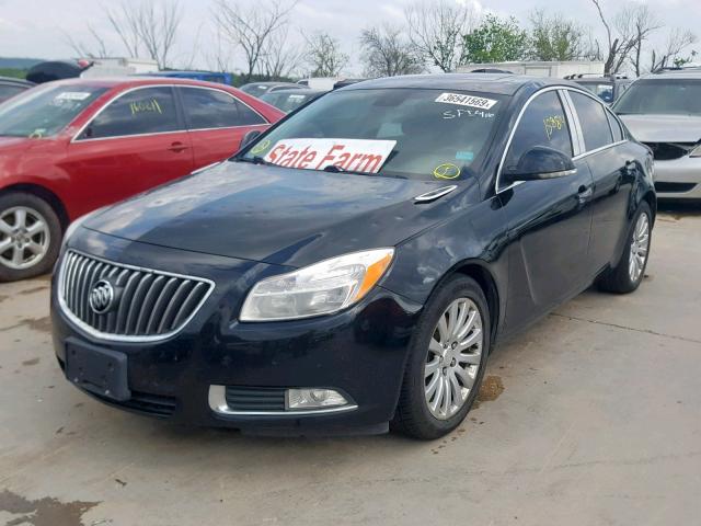 2G4GS5EV8D9193855 - 2013 BUICK REGAL PREM BLACK photo 2