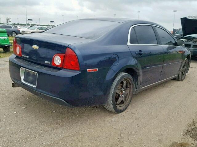 1G1ZC5E04A4128264 - 2010 CHEVROLET MALIBU 1LT BLUE photo 4