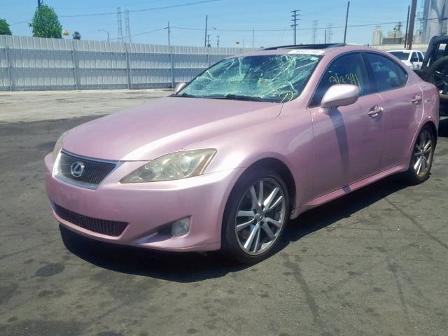 JTHBE262862005134 - 2006 LEXUS IS 350 PINK photo 2