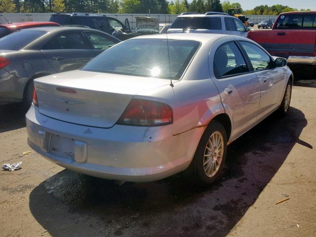 1C3EL46XX5N579280 - 2005 CHRYSLER SEBRING SILVER photo 4