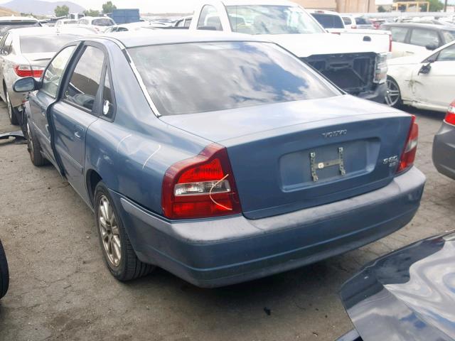 YV1TS94D111175131 - 2001 VOLVO S80 BLUE photo 3