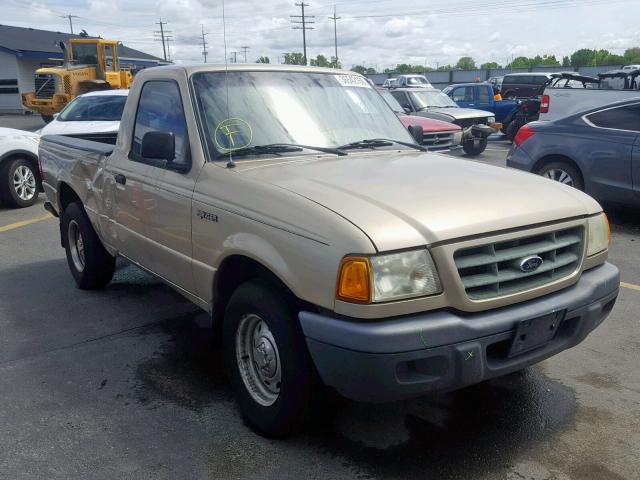 1FTYR10D12PA29888 - 2002 FORD RANGER GOLD photo 1