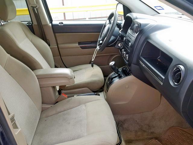 1C4NJCBB8DD283264 - 2013 JEEP COMPASS SP ლურჯი ფოტო 5