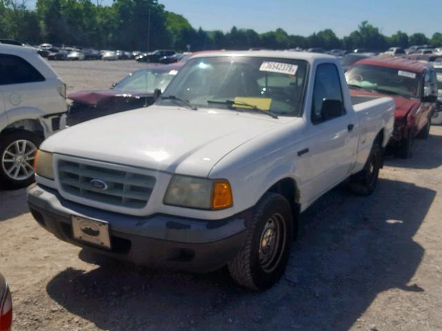 1FTYR10D52PB31176 - 2002 FORD RANGER WHITE photo 2