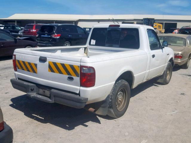 1FTYR10D52PB31176 - 2002 FORD RANGER WHITE photo 4