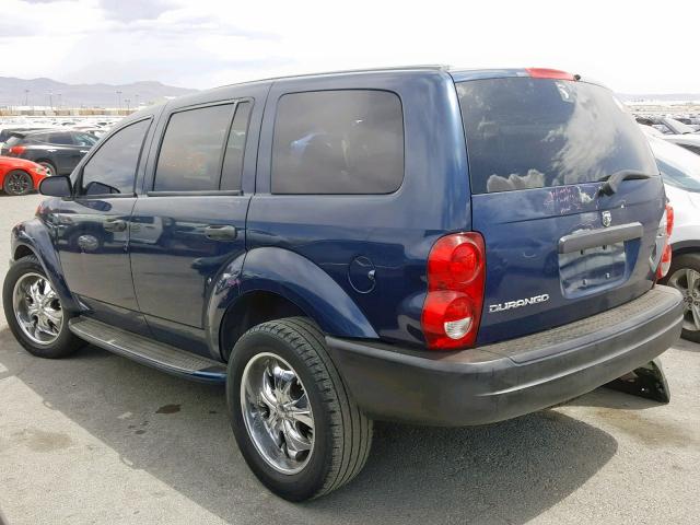 1D4HB38N55F518885 - 2005 DODGE DURANGO ST BLUE photo 3