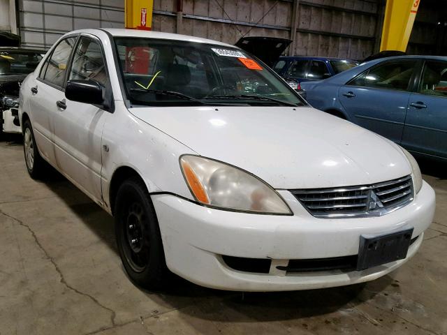 JA3AJ26E27U017285 - 2007 MITSUBISHI LANCER ES WHITE photo 1