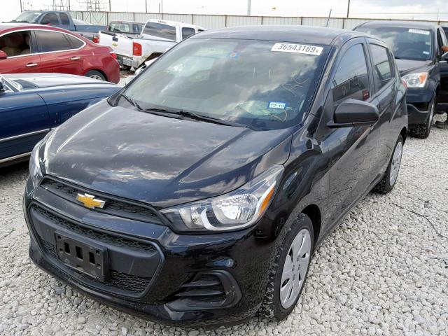 KL8CB6SA0HC752509 - 2017 CHEVROLET SPARK LS BLACK photo 2