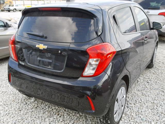 KL8CB6SA0HC752509 - 2017 CHEVROLET SPARK LS BLACK photo 4