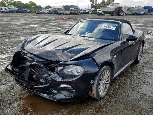 JC1NFAEK2H0104230 - 2017 FIAT 124 SPIDER BLACK photo 2