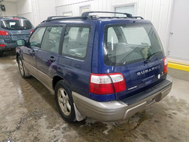 JF1SF655X2H746707 - 2002 SUBARU FORESTER S  photo 3