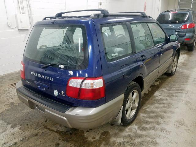 JF1SF655X2H746707 - 2002 SUBARU FORESTER S  photo 4