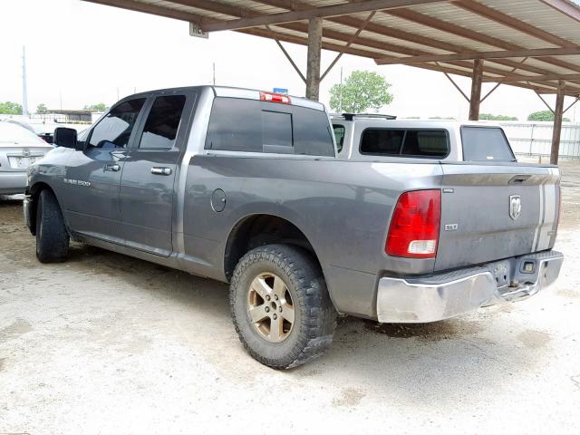 1C6RD6GPXCS100480 - 2012 DODGE RAM 1500 S GRAY photo 3