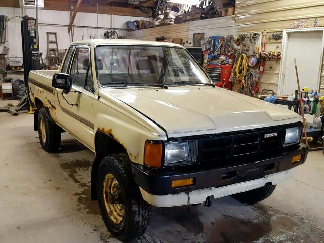 JT4RN66P1F5096362 - 1985 TOYOTA PICKUP XTR YELLOW photo 1