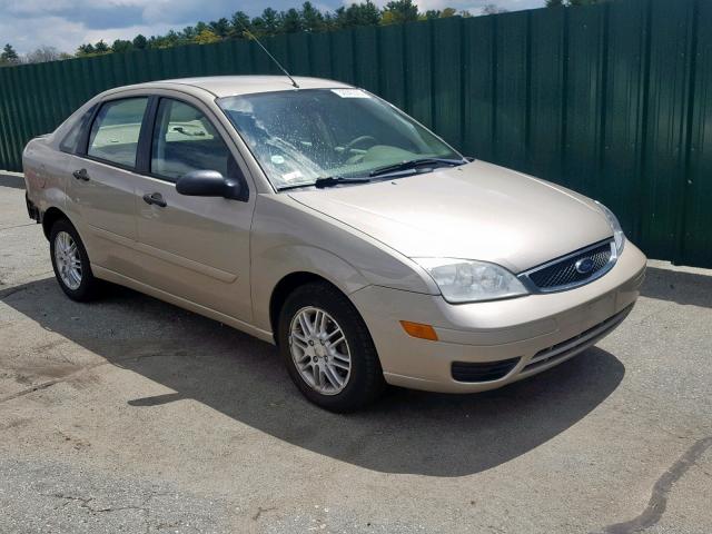 1FAFP34N46W180804 - 2006 FORD FOCUS ZX4 BEIGE photo 1