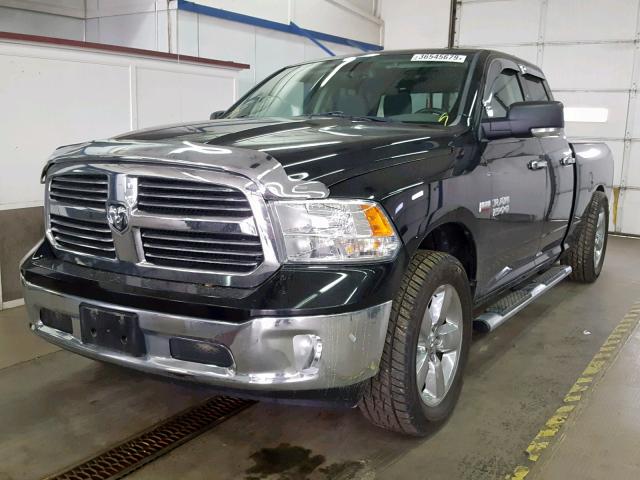 1C6RR7GT3ES313732 - 2014 RAM 1500 SLT BLACK photo 2