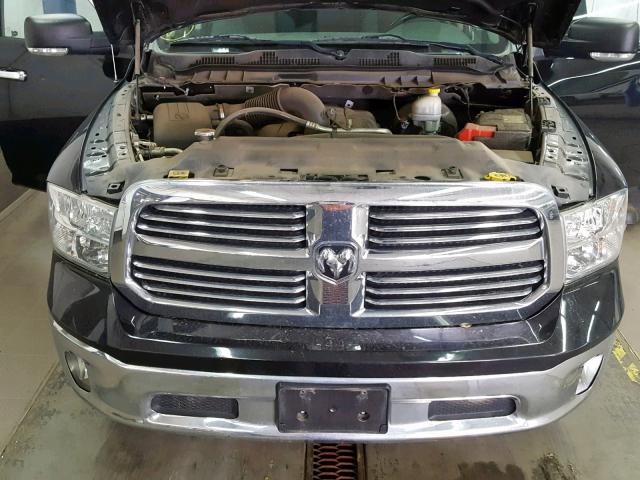 1C6RR7GT3ES313732 - 2014 RAM 1500 SLT BLACK photo 7