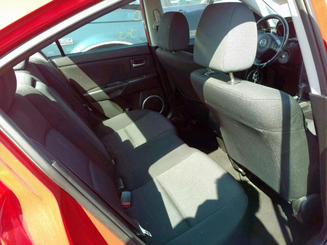 JM1BK323071616944 - 2007 MAZDA 3 S RED photo 6