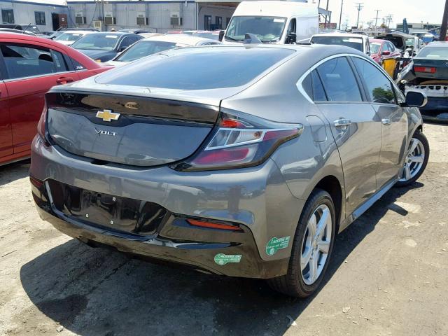 1G1RC6S53HU151258 - 2017 CHEVROLET VOLT LT GRAY photo 4