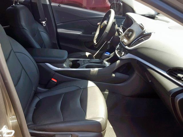 1G1RC6S53HU151258 - 2017 CHEVROLET VOLT LT GRAY photo 5