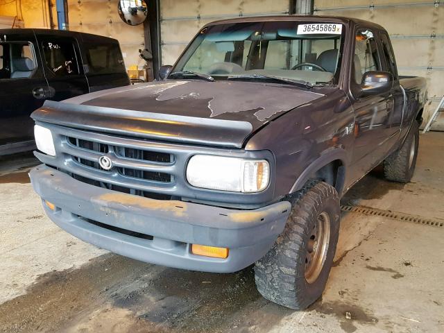 4F4DR17X5RTM35793 - 1994 MAZDA B4000 CAB GRAY photo 2