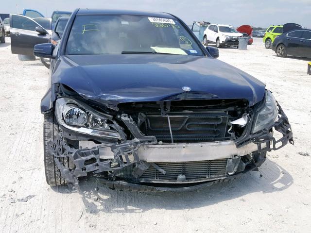 WDDGF4HB5CR220315 - 2012 MERCEDES-BENZ C 250 BLUE photo 9