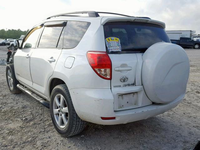 JTMZD31V075073504 - 2007 TOYOTA RAV4 LIMIT WHITE photo 3